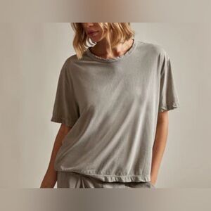 James Perse Oversized Boxy Tee - Dapple Pigment